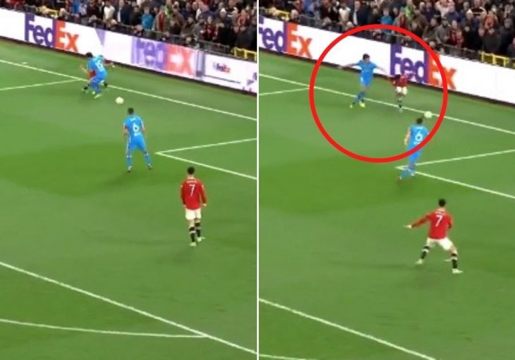 JEDNIM POTEZOM OGADIO MU FUDBAL Kakvo poniženje Savića na punom Old Traffordu: Fred ga je doslovno UNIŠTIO