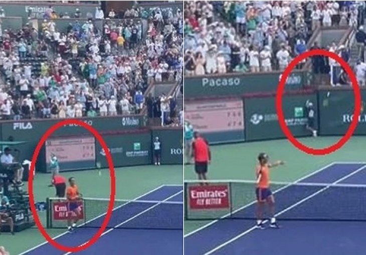 Novi skandal australskog tenisera; Bijesni Kyrgios divljao u meču protiv Nadala, razbijao rekete i psovao navijače