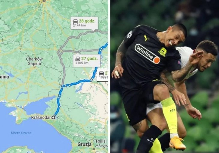 Noćna mora za ruske nogometaše: Plata više nema, a na sljedeće gostovanje putovat će skoro 30 sati