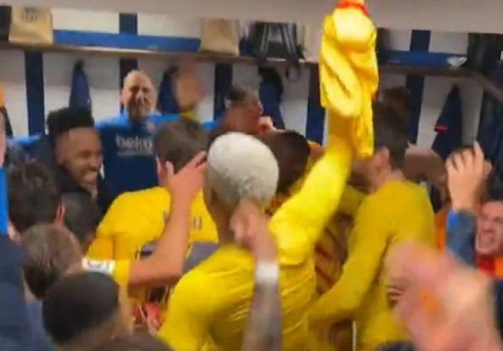 Ludnica u svlačionici Barcelone: Kada su vidjeli šta radi Dembele vratio se osmijeh na lica navijača