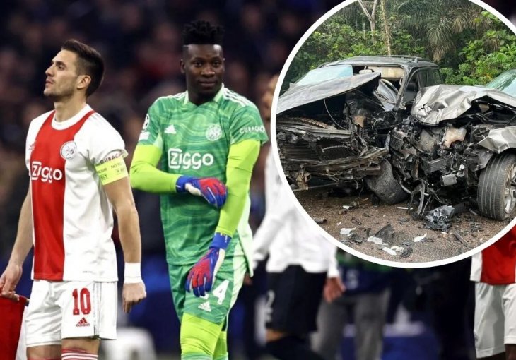 VELIKA AJAXOVA ZVIJEZDA DOBRO PROŠLA Otišao na okupljanje reprezentacije, pa jutros doživio stravičnu saobraćajnu nesreću