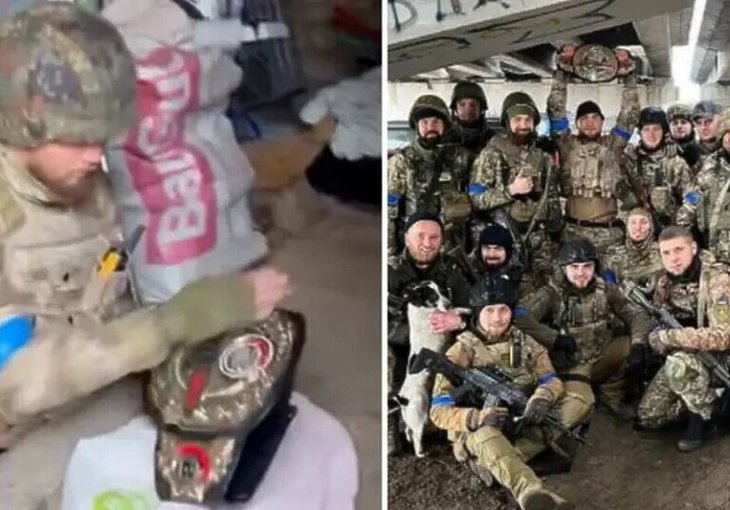 PREŽIVIO BOMBARDOVANJE Evropski MMA prvak vratio pojas iz svoje ratom razorene kuće i poručio da ga više ne da