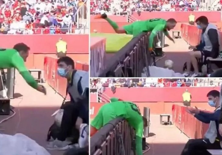 Oblaka iznervirao dječak koji skuplja lopte pa se odlučio 
