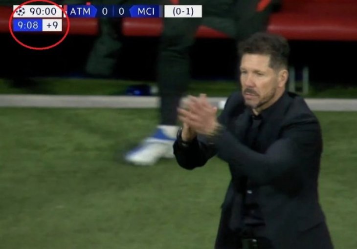 NADMAŠIO SAM SEBE I DOBIO ŽUTI KARTON: Igrala se 99. minuta, cijeli stadion je zviždao, a onda je Diego Simeone napravio nestvaran potez