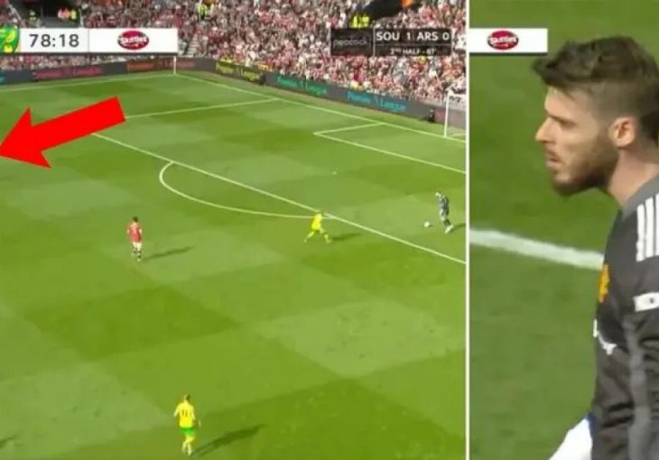 NESTVARNE SCENE S OLD TRAFFORDA Bolje i u aut nego njemu: Svi su shvatili da De Gea izbjegava jednom saigraču dodati loptu