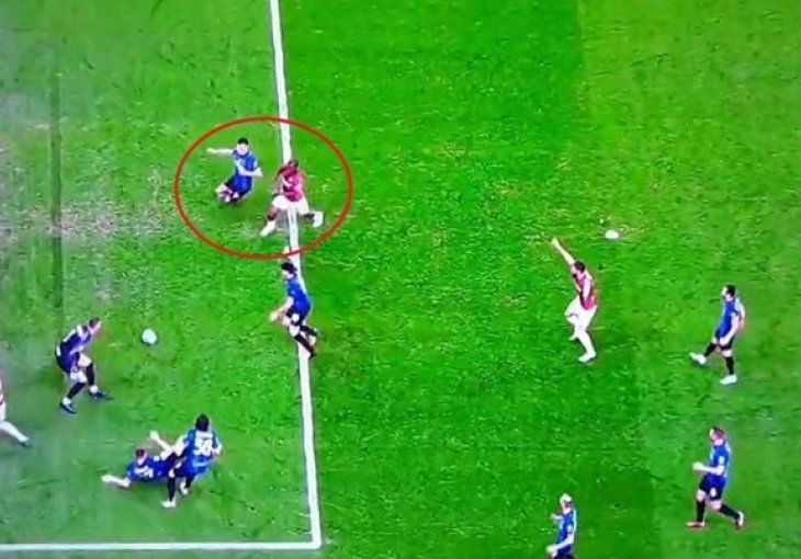 KAKVA JE OVO IGRAČINA: Sjajni Perišić spasio čisti gol protiv Milana. U nastavku akcije Inter zabio i prelomio derbi
