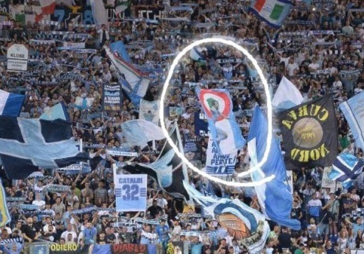 Navijači Rome oteli rivalima iz Lazija zastavu posvećenu Senadu Luliću