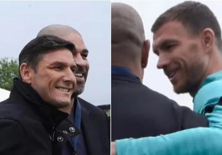 Adriano se srdačno pozdravio s Džekom na Interovom treningu, Inzaghi šalom nasmijao prisutne