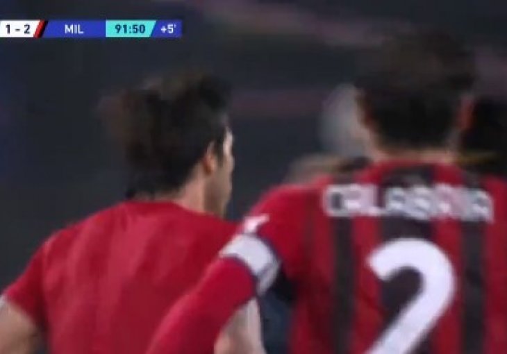 GOOOOOOOOOOOL: Milan dolazi do tri boda u nadoknadi