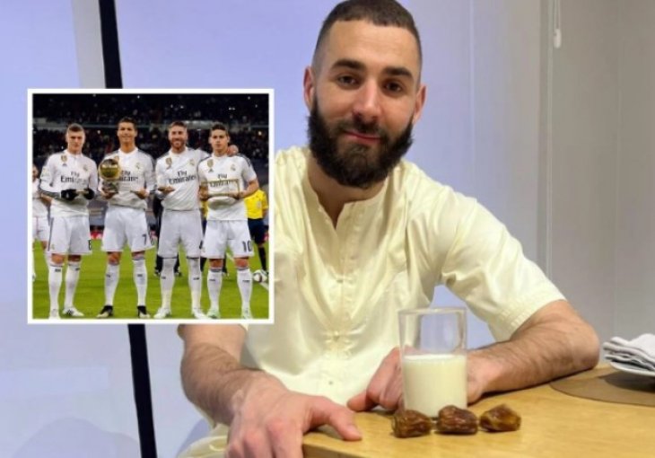 Detalj sa čuvene fotografije nastale prije sedam godina najbolje pokazuje kakav je Benzema čovjek