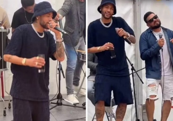 Neymar pokazao šta umije s mikrofonom