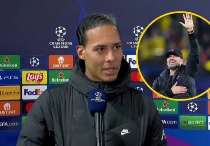 TO JE TO! Van Dijk otkrio što je Klopp rekao igračima Liverpoola na poluvremenu