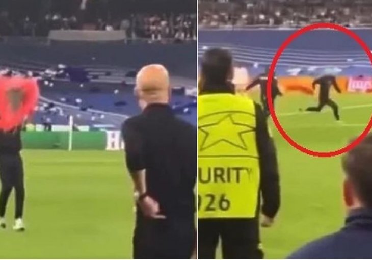 Španci otkrili šta je na terenu radio navijač sa zastavom Albanije i zbog čega je prekinuo utakmicu