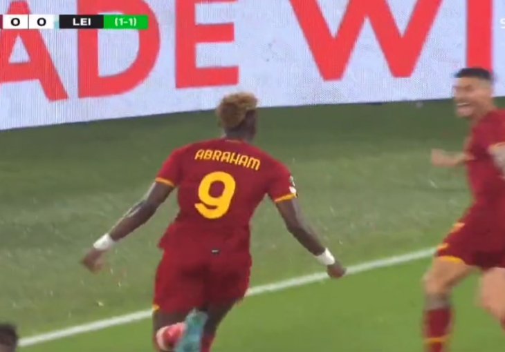 Leicester nije dugo izdržao: Abraham za vodstvo Rome VIDEO