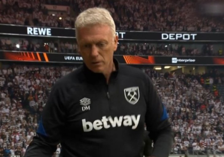Izrevoltirani David Moyes burno reagovao prema sakuplaču lopti, očekuje se kazna