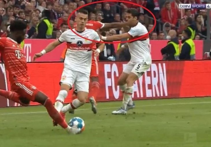 Kakva glupost igrača Bayerna: Žestoko ošamario protivnika i dobio crveni karton