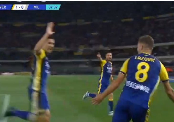 ŠOK ZA ROSSONERE: Verona povela protiv Milana!