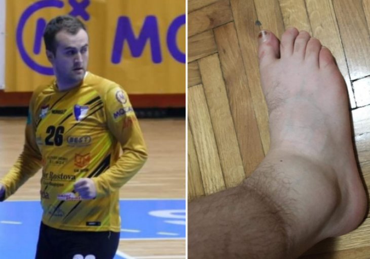 Golman Iskre iz Bugojna povrijeđen branio: Pogledajte u kakvom stanju je njegova noga