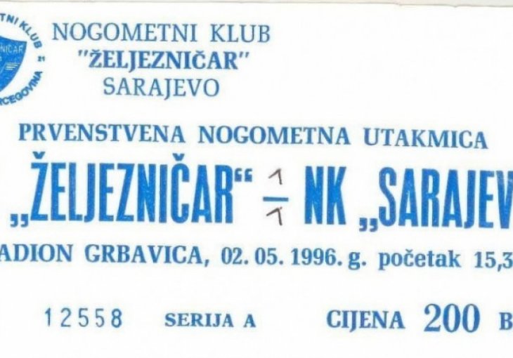SPEKTAKL U NAJAVI: Remake sarajevskog derbija iz 1996. igrat će se...