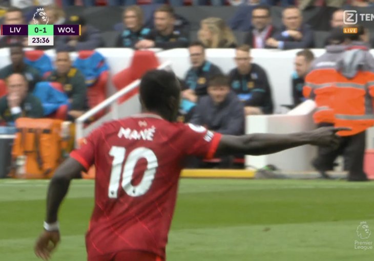 AUUUUUU KAKVA AKCIJA Anfield je eruptirao, trka za titulu nije gotova: Mane je pogodio, ali o ovoj asistenciji će se dugo pričati