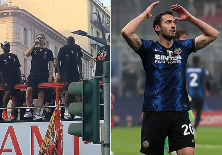 Ibrahimović iz autobusa potaknuo navijače Milana da vrijeđaju Calhanoglua