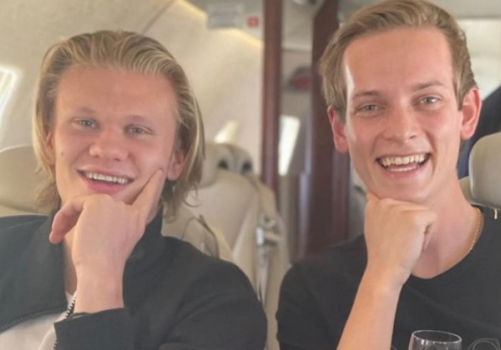 Ležerni Haaland odjeven u trenerku danas stigao u Manchester, Pep je odmah imao zahtjev za njega