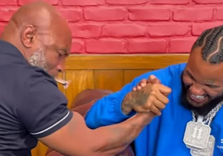 Mike Tyson se okušao u obaranju ruke s poznatim reperom, ishod je bio iznenađujuće šokantan za sve