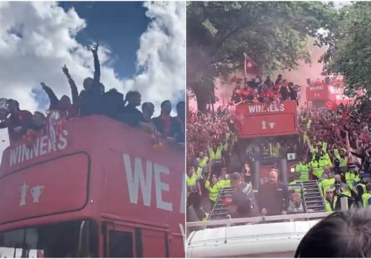 U LIVERPULU EUFORIJA! NA AUTOBUSU IGRAČA PIŠE 