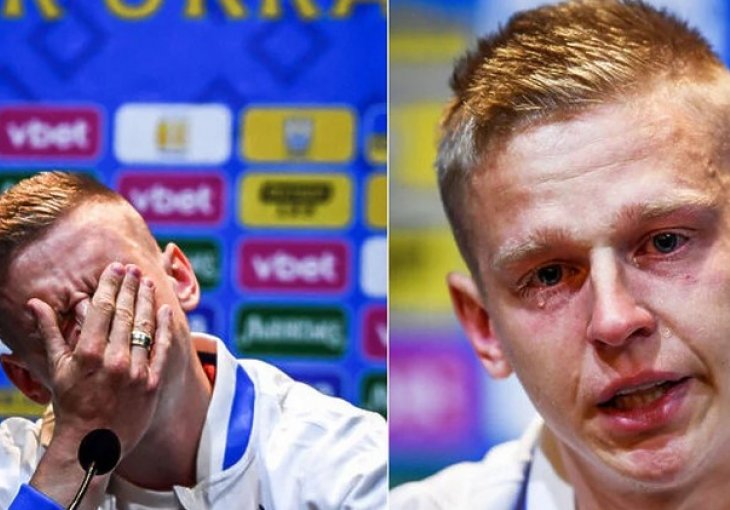 Ukrajinac Zinchenko jecao u suzama pred novinarima: Naša djeca sanjaju da rat prestane