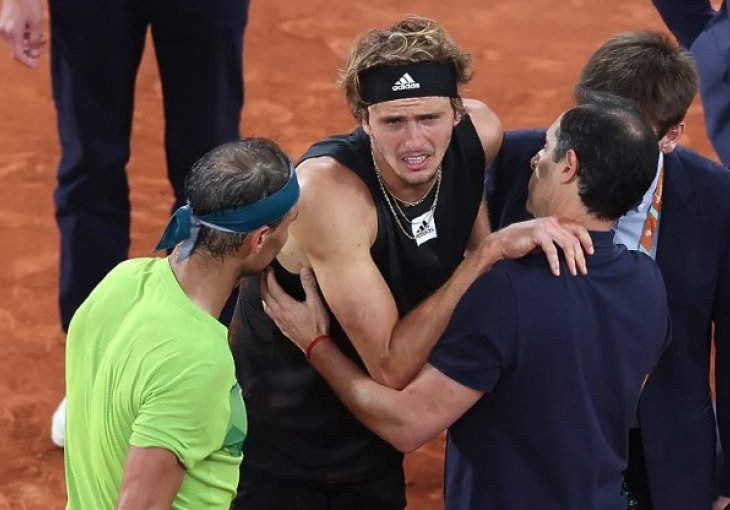 Nadal o teškoj povredi Zvereva: Vidjeti ga kako plače bilo je užasno