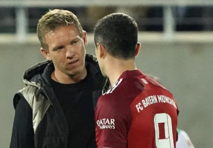 Nervozni Lewandowski svoj bijes iskalio na Nagelsmannu
