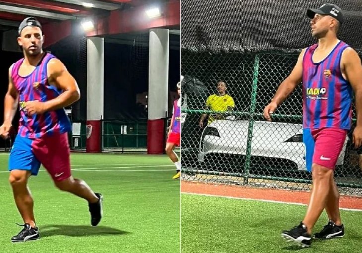 Aguero prvi put na terenu nakon otkrivenih srčanih problema, fanovi uplakani od sreće