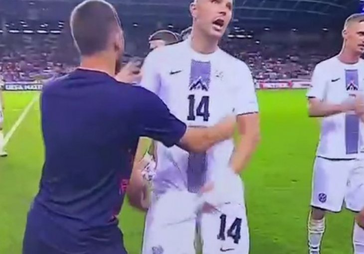 SKANDAL U LJUBLJANI! Sraman potez slovenačkog fudbalera: Provocirao Srbe PROSTAČKIM ponašanjem! (VIDEO)