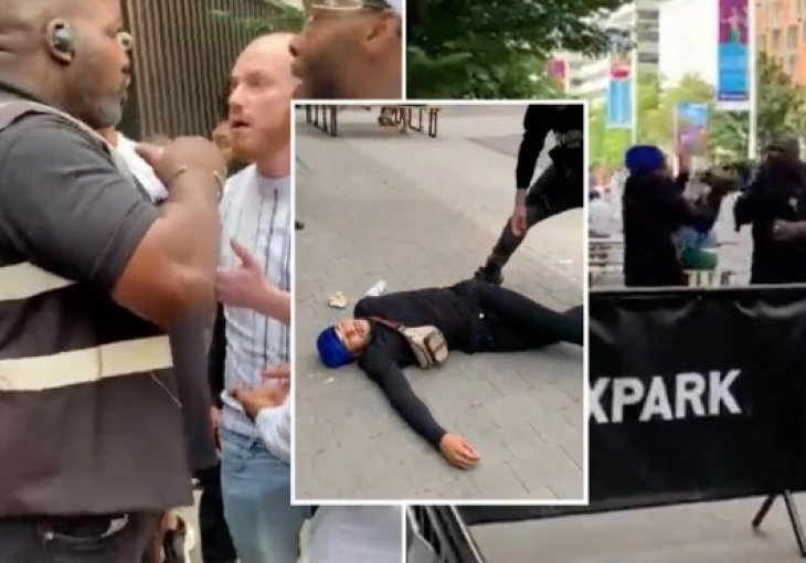 Agresivni ''mangup'' pravio probleme, strpljivi zaštitar ga je riješio 