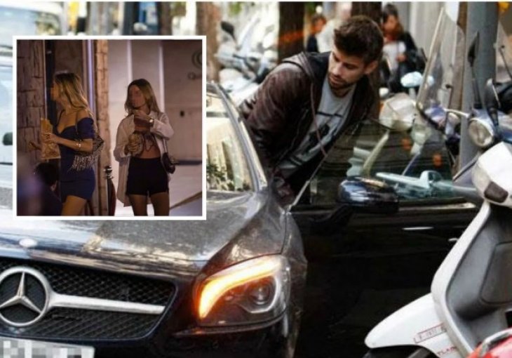 Pique ulovljen kako u automobilu uživa s novom djevojkom, Shakira 