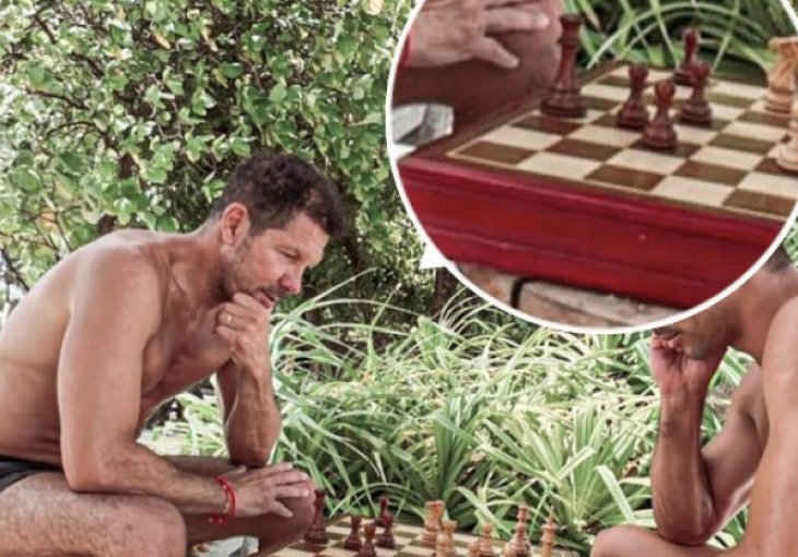 OPAAAAA: Otkrivena tajna hit fotografije partije šaha Diega Simeona, ipak se nije obrukao