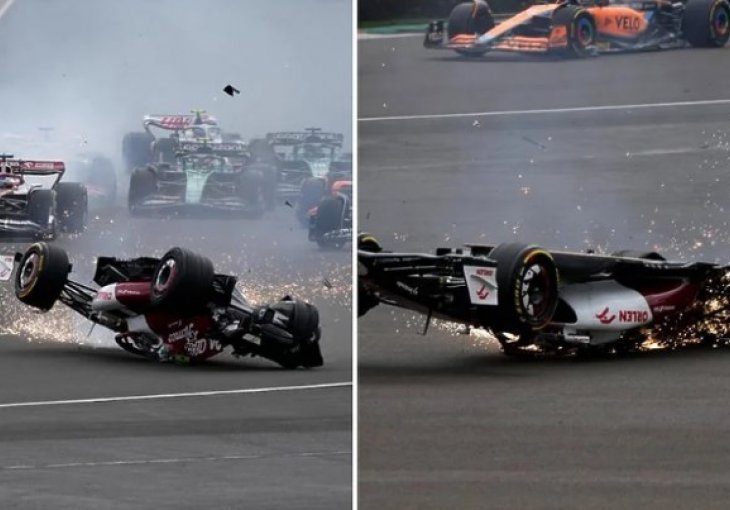 Stravičan udes na startu utrke Formule 1, Zhoua izvlačili iz bolida i prevezli u bolnicu