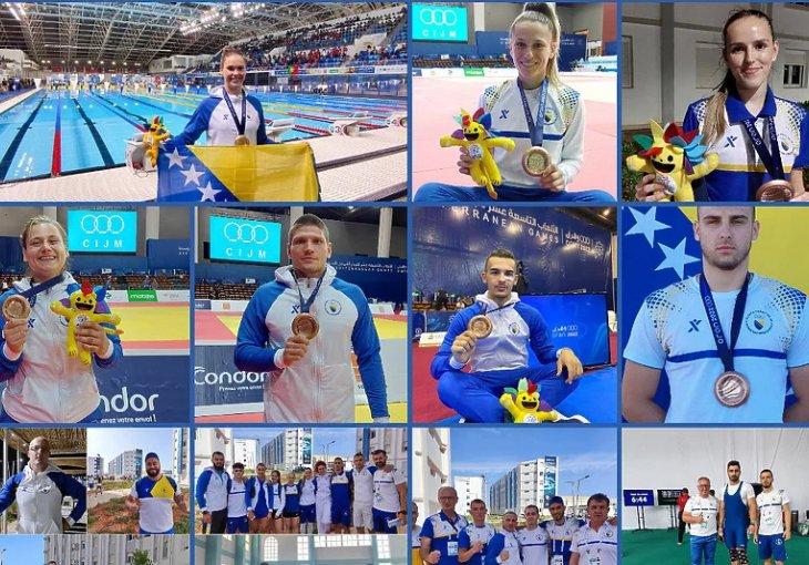 Sportisti BiH bez pomoći države ostvarili najbolje rezultate na Mediteranskim igrama ikad
