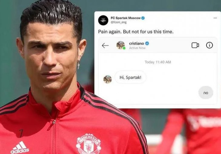 Ruski Spartak brutalno ismijava Ronalda na Twitteru, a ni Barceloni nisu ostali 