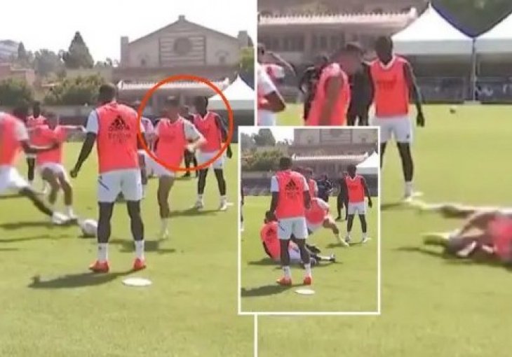 Hazard je vrisnuo iz sveg glasa nakon krvničkog starta Rudigera na treningu Reala