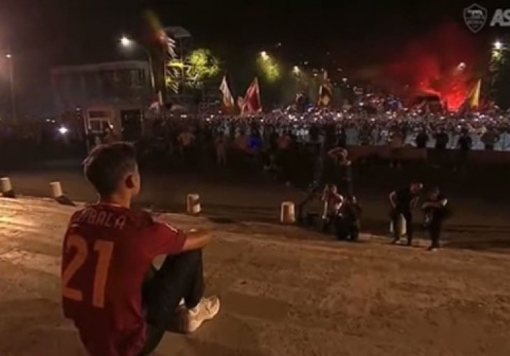 Ono što je doživio neće nikad zaboraviti: Vatren doček za novo pojačanje Rome