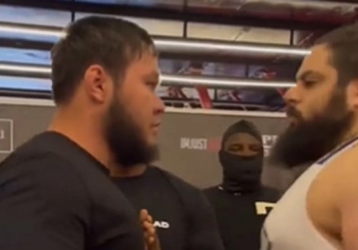 Iranski Hulk i kazahstanski Titan krenuli u obračun i prije same borbe