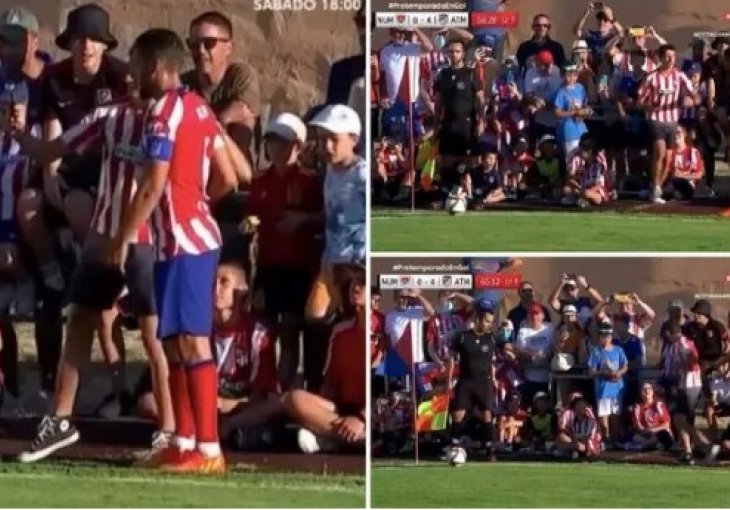 Scene za pamćenje: Kapiten Atletica prvo napravio selfie s navijačem, a onda izveo korner