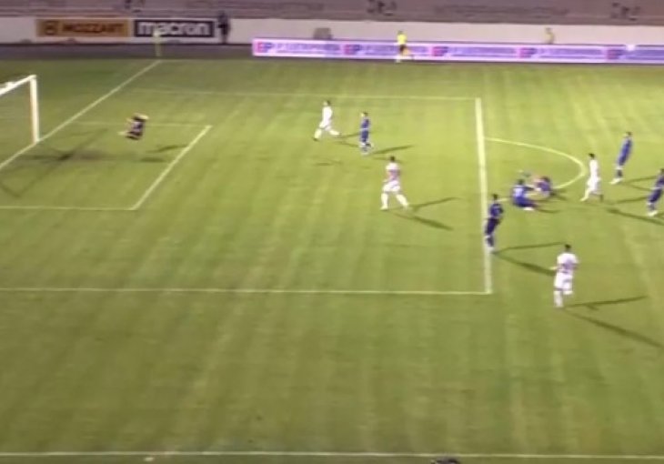 Spektakularan gol Jankovića u Mostaru: Ovo ne brane ni tri golmana