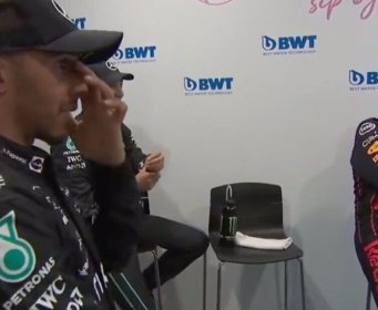 Verstappen i Hamilton se smijali strategiji Ferrarija u Mađarskoj (VIDEO)