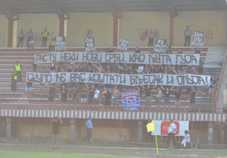 Borac kažnjen zbog skandaloznog ponašanja navijača na utakmici protiv Igmana, sankcionisana će biti i službena lica