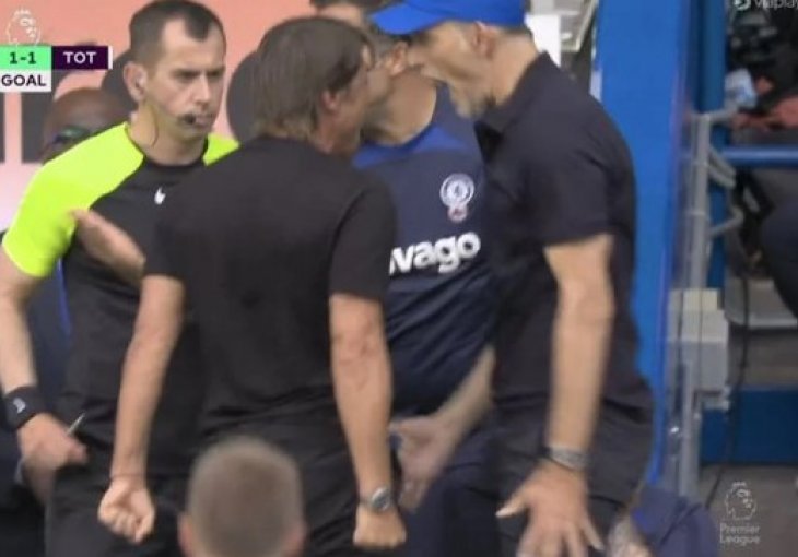 ZAMALO FIZIČKI SUKOB Tuchel i Conte na rubu živaca