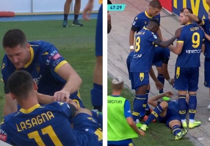 NEVJEROVATNO Nokautirao saigrača prilikom proslave gola, izbio mu zub udarcem laktom po licu