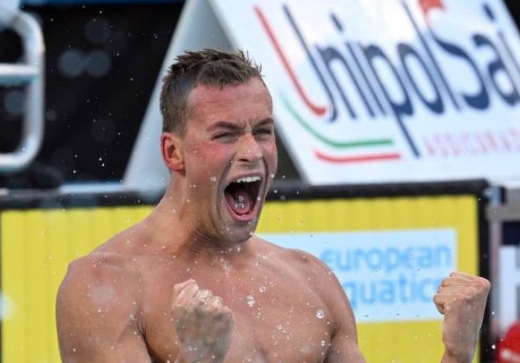 HTIO DA RATUJE PROTIV RUSIJE, PA POSTAO EVROPSKI ŠAMPION: Ukrajinac u bazenu stigao do zlata!