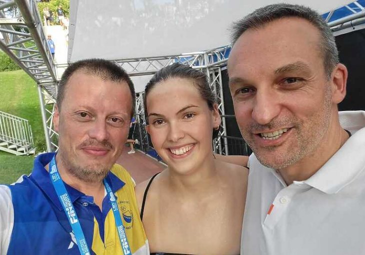 KAPA DO PODA Otac Velibor ponosan na ekipu koja je pomogla Lani Pudar da postane prvakinja Evrope